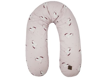 EKO Kojící polštář velvet Unicorn 180cm