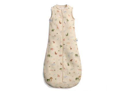 ERGOPOUCH Vak na spaní organická bavlna Jersey Savannah 3-12 m, 6-10 kg, 0,2 tog