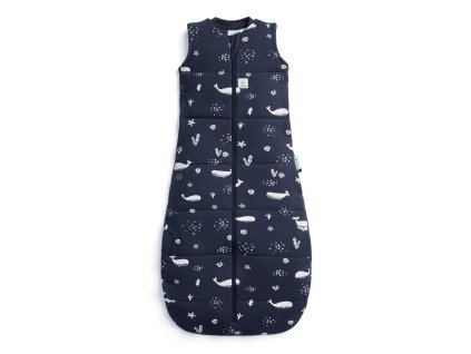 ERGOPOUCH Vak na spaní organická bavlna Jersey Whale 8-24 m, 8-14 kg, 2,5 tog
