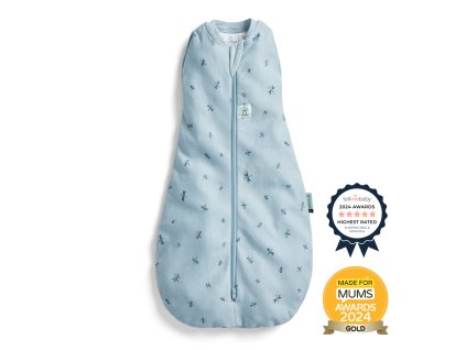 ERGOPOUCH Zavinovačka a pytel na spaní 2v1 Cocoon Dragonflies 0-3 m, 3-6 kg, 0,2 tog