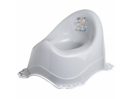 nocnik 2k zebra szary