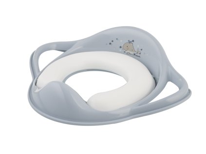 MALTEX Redukce na WC s úchyty měkká Velrybka Minimal - satin blue