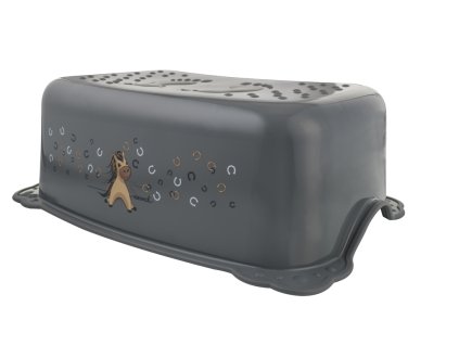 MALTEX Stupínek protiskluzový Koník Minimal - steel grey