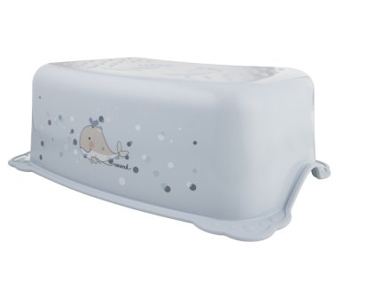 MALTEX Stupínek protiskluzový Velrybka Minimal - satin blue