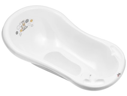 MALTEX Vanička se zátkou a protiskluzovou podložkou Zebra 84 cm - White