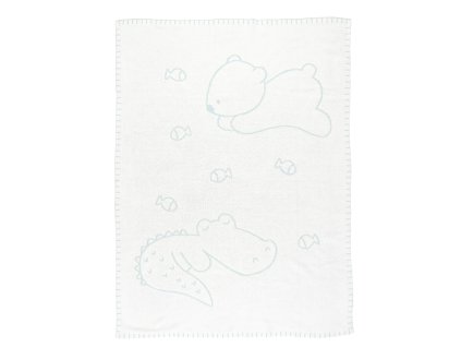 NATTOU Deka oboustranná pletená 100x75 cm Romeo, Jules & Sally