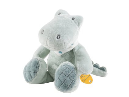 NATTOU Krokodýl plyšový mini Romeo s chrastítkem 20 cm Romeo, Jules & Sally