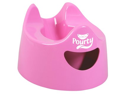 POURTY Nočník snadno vylévatelný Pink