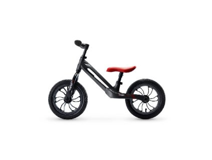 QPLAY Odrážedlo Racer air (Titanium) Black/ Red, věk 3 - 6 let, do 30 kg