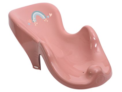 TEGA BABY Lehátko do vany protiskluzové Meteo - old rose