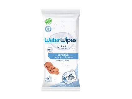 WATERWIPES Ubrousky vlhčené Newborn&Baby 3in1 28ks