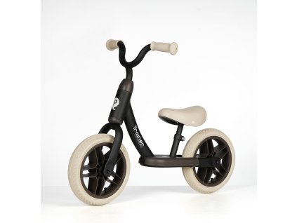 QPLAY Odrážedlo Trainer Black, věk 2-4 roky