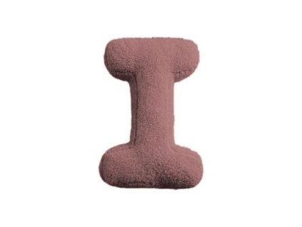 MEALINI Plyšové písmeno Růžové I
