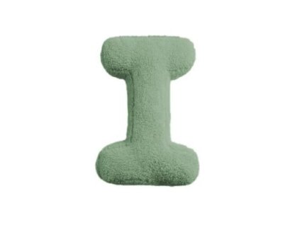 MEALINI Plyšové písmeno Zelené I