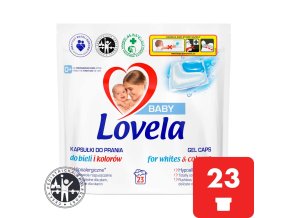 LOVELA Baby gelové kapsle na praní 23 ks