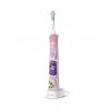 PHILIPS Sonický elektrický zubní kartáček dětský s bluetooth růžový HX6352/42
