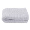 CHICCO Deka pletená Tricot Blanket Light Grey 70x90 cm