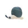 Knitted Toy with Rattle 2022 Garden Explorer snail blue