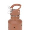 LÄSSIG Bottle Stainless Steel Happy Prints caramel