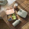 LÄSSIG Lunchbox Stainless Steel Happy Prints light olive