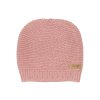 Čepička dětská pletená Vintage Pink 0-6m