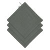 Muslin/Terry Washcloth Set 3 pcs petrol green