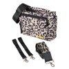 bababing joey taska cross body organizer leopard