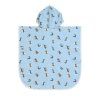 LÄSSIG Beach Poncho 2025 crocodile sky blue