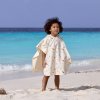 LÄSSIG Beach Poncho crocodile sky blue