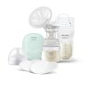 Philips AVENT Odsávačka mateřského mléka elektrická sada Essential SCD323/20+Dárek