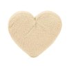 MEALINI Plyšový Polštářek Srdce Krémové