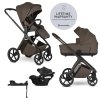 EASYWALKER Kočárek kombinovaný Zoey Chestnut Brown + CBX By CYBEX Aton B2 i-Size + základna