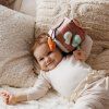 BABYONO Kostka sensorická Rabbit Karo 0m+