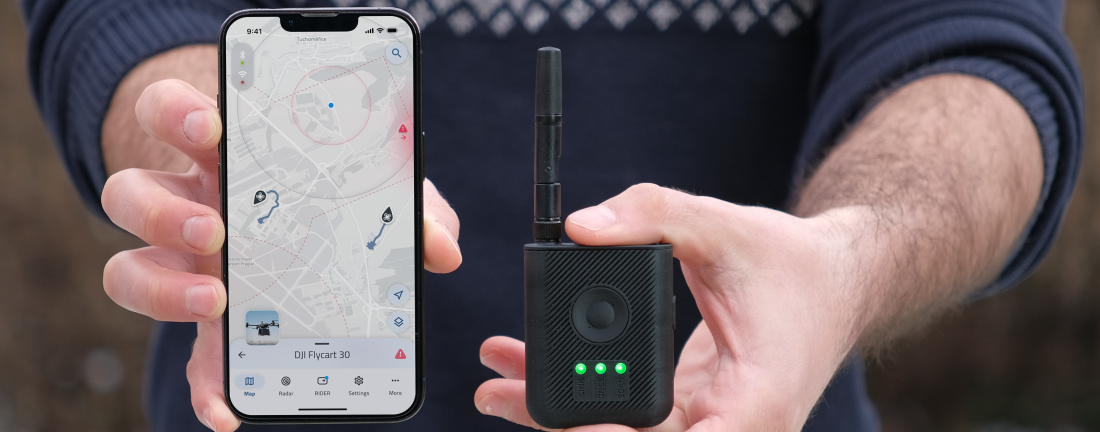 Dronetag Rider detektor dronov