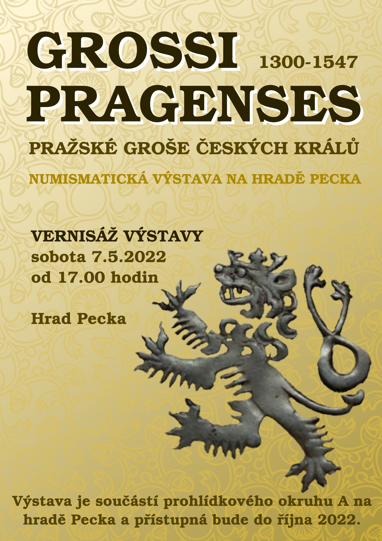 Výstava pražských grošů českých králů na hradě Pecka