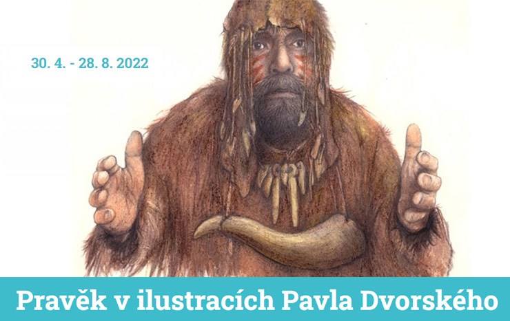 VÝSTAVA: Pravěk v ilustracích Pavla Dvorského