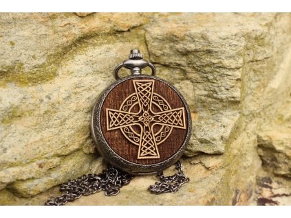 Kapesní hodinky (CIBULE) Keltský kříž