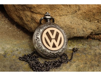 Kapesní hodinky (CIBULE) VW (malé dřevo)