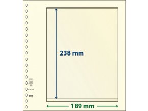 Albové listy 802107P - 1 kapsa T-Blank Lindner