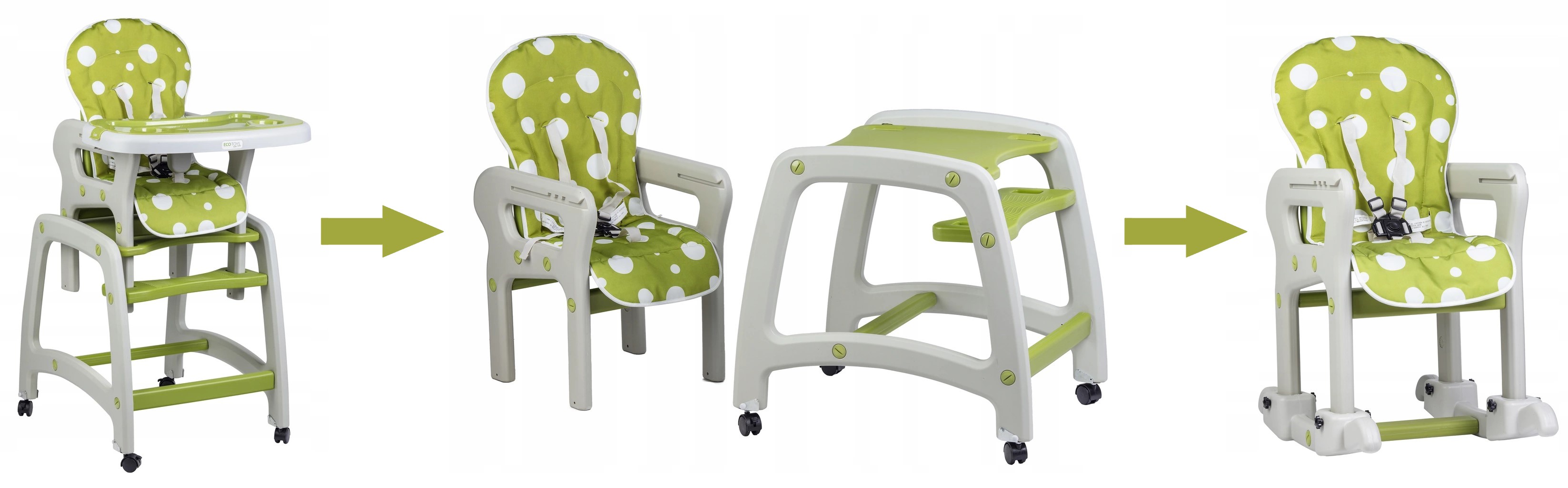 Ecotoys-jidelni-zidlicka-3-v-1-green-s-houpackou-9