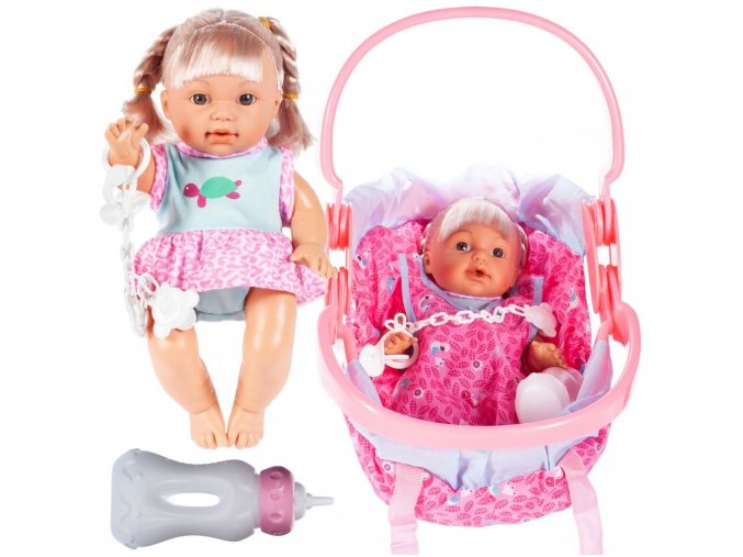 detska panenka v nositku Baby Doll