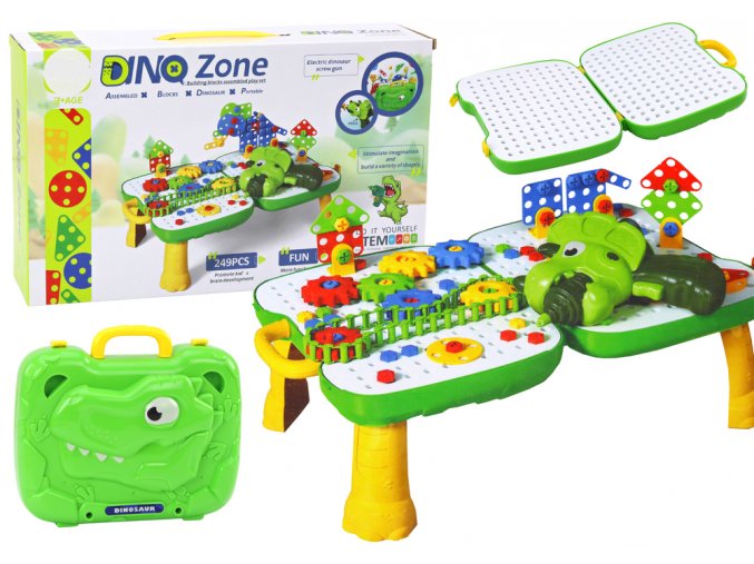 kreativni konstrukcni stolecek Dino Zone