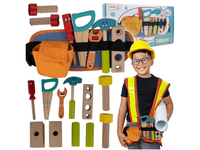 opasek s drevenym naradim Toolkit