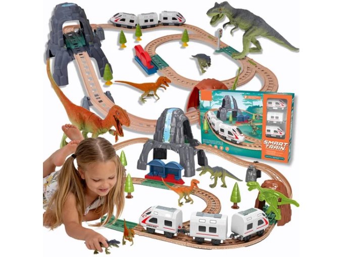 detska vlackodraha s dinosaury Smart Train