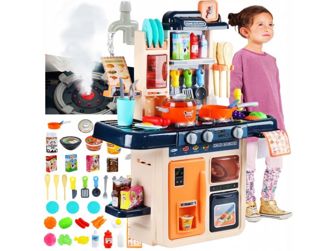 detska kuchynka little chef modra 2