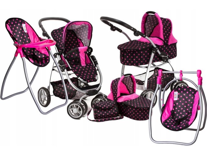 Doris set 6v1 cerny 9662 se zidlickou