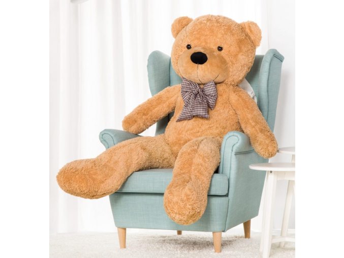 plysovy medved Kvido 160 bezovy