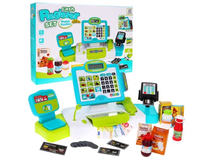 detska elektronicka pokladna Happy Cashier