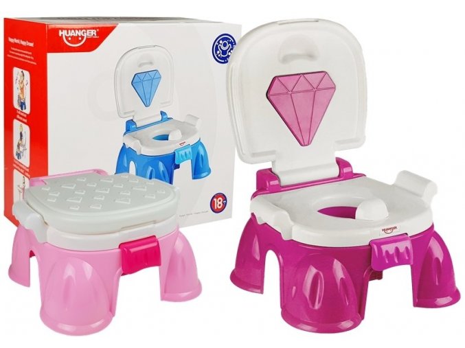 Haunger detsky nocnik Diamant ruzovy