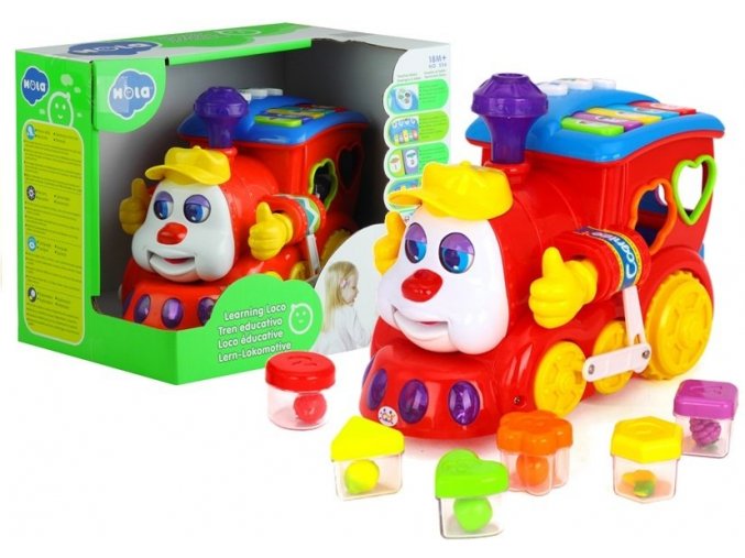 Huile Toys multifunkcni lokomotiva Happy Loco